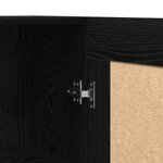 vidaXL Bibliothèque Chêne noir 82 5 x 30 5 x 185 cm Bois d'ingénierie