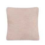 Vidaxl coussin 2 pcs coton tricoté lourd 45 x 45 cm rose