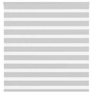 vidaXL Store zèbre gris clair largeur du tissu 145 9 cm polyester