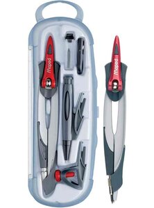 Coffret compas Stop System 5 pièces Gris MAPED