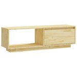 vidaXL Meuble TV 110x30x33 5 cm Bois de pin massif