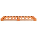 vidaXL Cadre de lit de palette Marron Bois de pin massif 180 x 200 cm