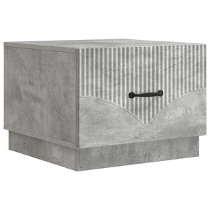 vidaXL Table basse Gris béton 49 x 50 x 37 cm Bois d'ingénierie