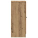 vidaXL Buffets 2 Pièces chêne artisanal 30x30x70 cm bois d'ingénierie