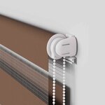 vidaXL Store zèbre marron 70x230 cm largeur du tissu 65 9 cm polyester