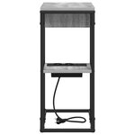 vidaXL Table de chevet Gris sonoma 41.5 x 26 x 60.5 cm