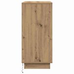 vidaXL Buffet Chêne artisanal 71 x 34.5 x 75 cm Bois d'ingénierie