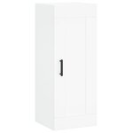 vidaXL Buffet haut Blanc 34 5x34x180 cm Bois d'ingénierie