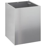 vidaXL Cache-pot de jardin Acier galvanisé 32 x 32 x 40 cm