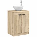 vidaXL Armoire de salle de bain Chêne Sonoma 54 x 41 x 70 cm