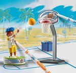 71516 Color - Joueur de basket avec panier