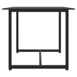 vidaXL Mobilier d'extérieur 3 Pièces avec coussins Résine tressée Noir