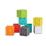 INFANTINO Senso Set de 8 balles souples, 8 cubes sensoriels et 4 animaux arroseurs
