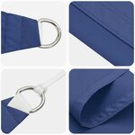 vidaXL Voile d'ombre Oxford enduit de PU