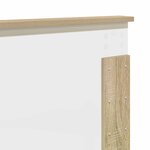 vidaXL Tête de lit Chêne Sonoma 150 cm Bois d'ingénierie
