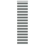 vidaXL Store zèbre gris foncé largeur du tissu 55 9 cm polyester