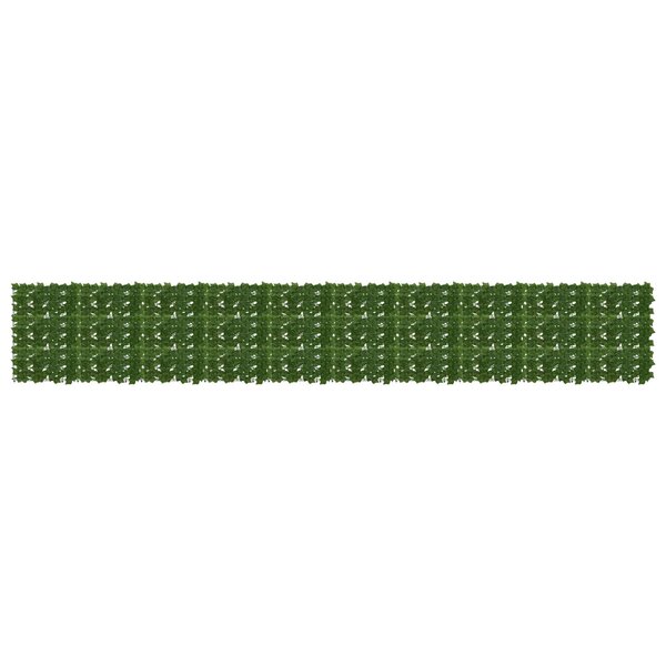 vidaXL Écran de balcon avec feuilles Vert 500 x 75 cm
