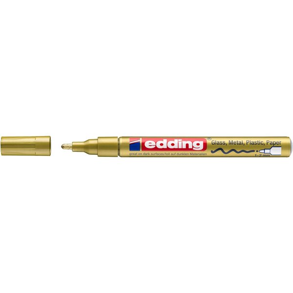 Marqueur Peinture brillante 751 Or 1-2 mm EDDING
