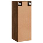 vidaXL Armoire murale chêne marron 34 5x34x90 cm