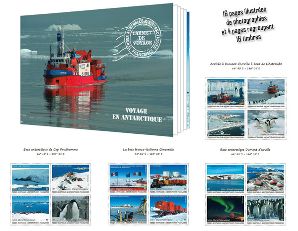 Carnet de voyage timbres - Terres Australes et Antarctiques Françaises - International