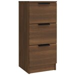 vidaXL Buffets 3 Pièces Chêne marron Bois d'ingénierie