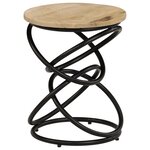 vidaXL Table d'appoint Bois de manguier solide 40x50 cm