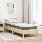 vidaXL Coussins de Matelas Blanc 70 x 200 cm Polyester sans colle