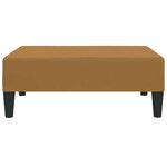 vidaXL Repose-pied Marron 78x56x32 cm Velours