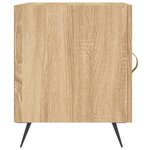 vidaXL Table de chevet chêne sonoma 40x40x50 cm bois d’ingénierie