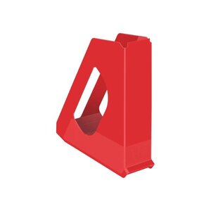 Porte-revues Vivida en PVC oeillet L7 2 x H25 6 x P26 cm rouge ESSELTE