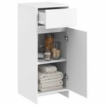 vidaXL Armoire de salle de bain Blanc 35 x 36 5 x 85 cm