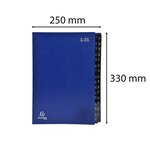 Trieur rigide Ordonator économique 32 compartiments numériques 24 x 34 Bleu EXACOMPTA