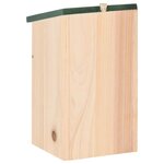 vidaXL Nichoirs 10 Pièces Bois de sapin massif 12x12x22 cm