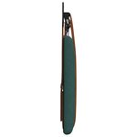 vidaXL Tête de lit suspendue Avec lumière LED Vert foncé PU antique