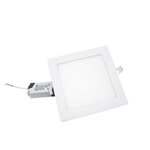 Spot led extra plat carré 12w blanc - blanc neutre 4000k - 5500k - silamp