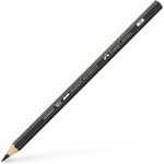 Crayon graphite aquarelle mine 3 3 mm 2b noir x 6 faber-castell