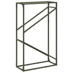 vidaXL Portant de bois chauffage vert olive 60x25x100 cm