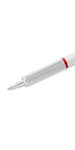 Rotring rapid pro stylo bille  argent chromé  recharge bleue pointe moyenne
