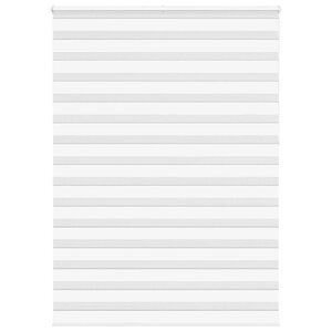 vidaXL Store zèbre blanc 165x230 cm largeur du tissu 160 9cm polyester