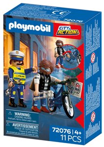 72076 Policier et voleur de vélo