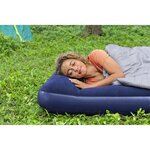 Matelas gonflable camping 1 place -185 x 76 x 22 cm avec pompe à pied intégrée