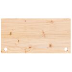 vidaXL Dessus de bureau 80x40x2 5 cm bois massif de pin