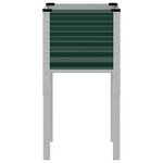 vidaXL Jardinière vert 45x45x88 cm acier