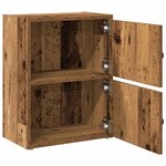 vidaXL Bibliothèque vieux bois 40x24x52 cm bois d'ingénierie