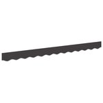 vidaXL Lambrequin de rechange pour 2 5 m Anthracite Polyester