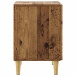 vidaXL Table de chevet Bois ancien 43 x 34 5 x 50 cm Bois d'ingénierie