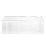 vidaXL Serre Aluminium 421x190x195 cm 15 6 m³