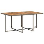 vidaXL Ensemble à manger de jardin 11Pièces avec coussins gris poly rotin