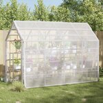 vidaXL Couverture pour plantes Transparent 3 x 3 m PE