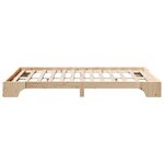 vidaXL Cadre de lit Pin massif 197 x 127 x 17 cm Bois massif en pin
